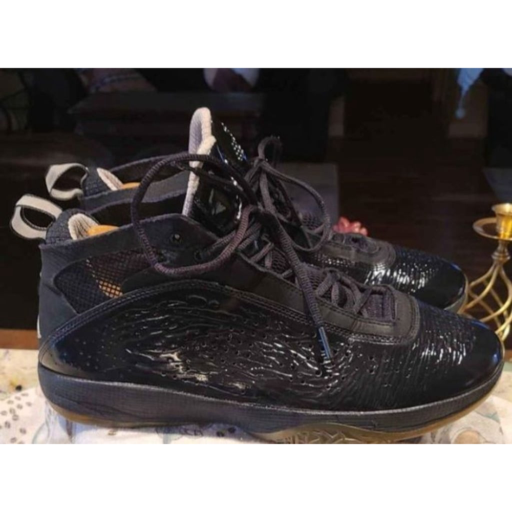Air Jordan Basketball Shoes Size 12 Black /silver.(#1465) - Picture 5 of 12